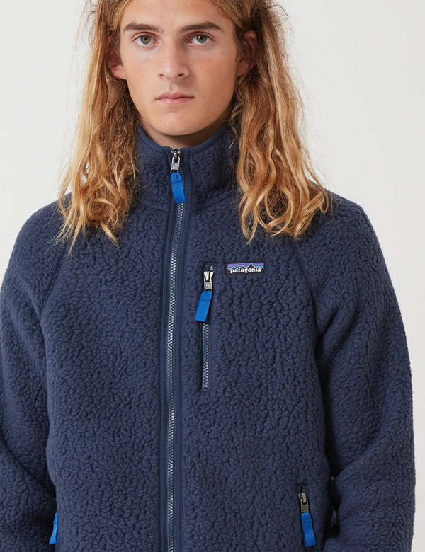 Patagonia retro pile navy hotsell