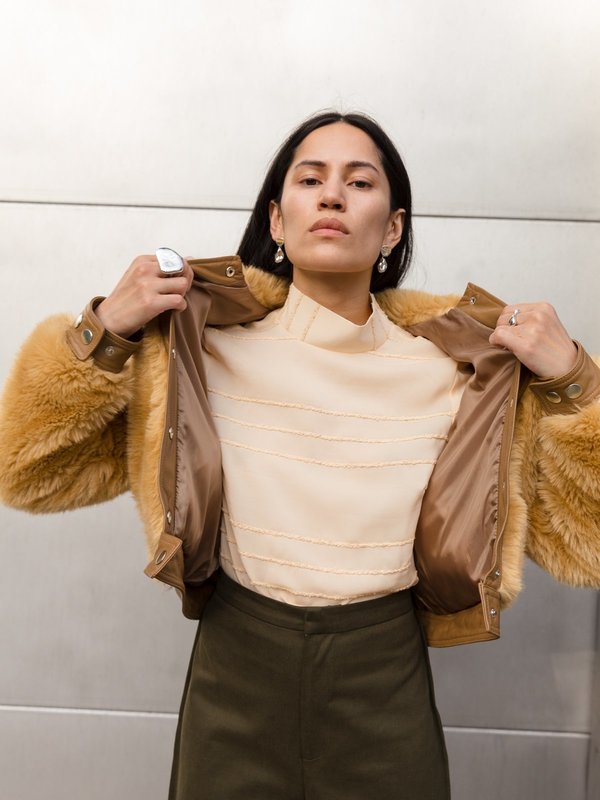 Maryam Nassir Zadeh Linus Bomber | Garmentory