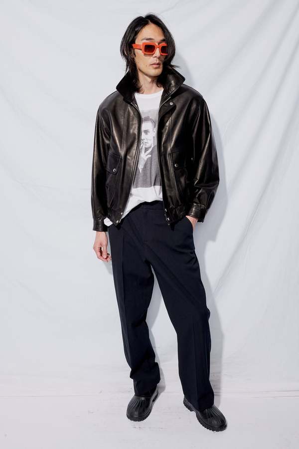 ジャケット・アウター DUNST OVERSIZED VINTAGE LEATHER BOUSON Dunst Oversized Vintage Leather Jacket, Unisex - Bergdorf Goodman