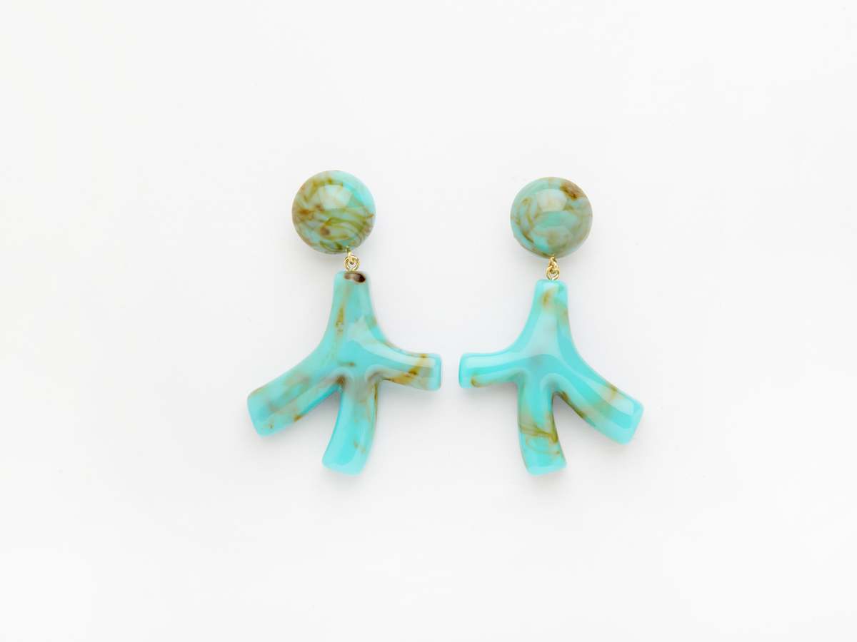 Valet Studio Noemie Earrings Turquoise Garmentory