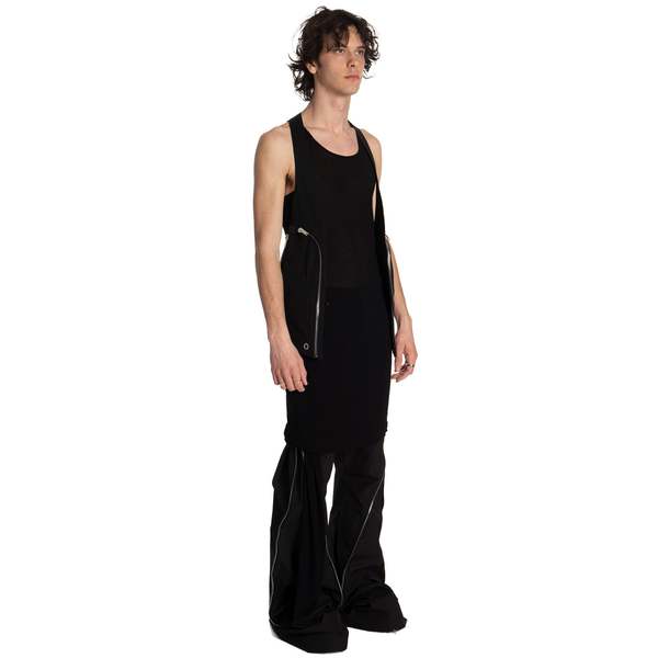 Rick Owens Ziggy Banana Tank - Black | Garmentory