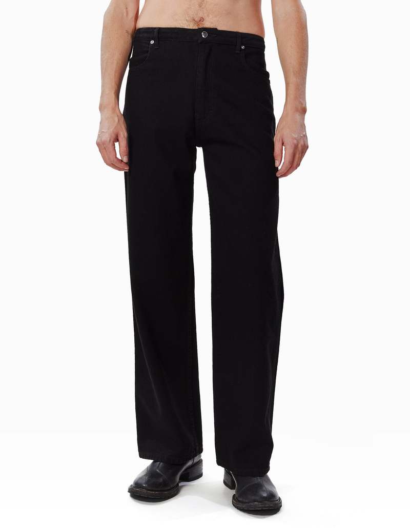 ECKHAUS LATTA Wide Leg Jean - Almost Black