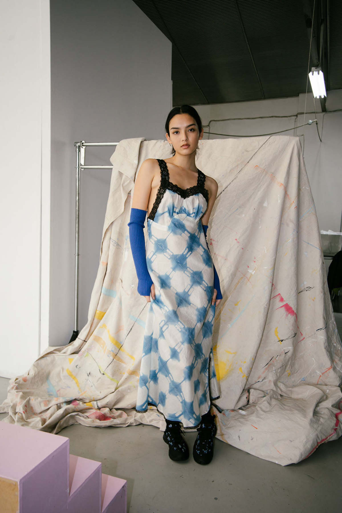 Mimi Dress - Indigo Tie Dye - Image 4 of 17