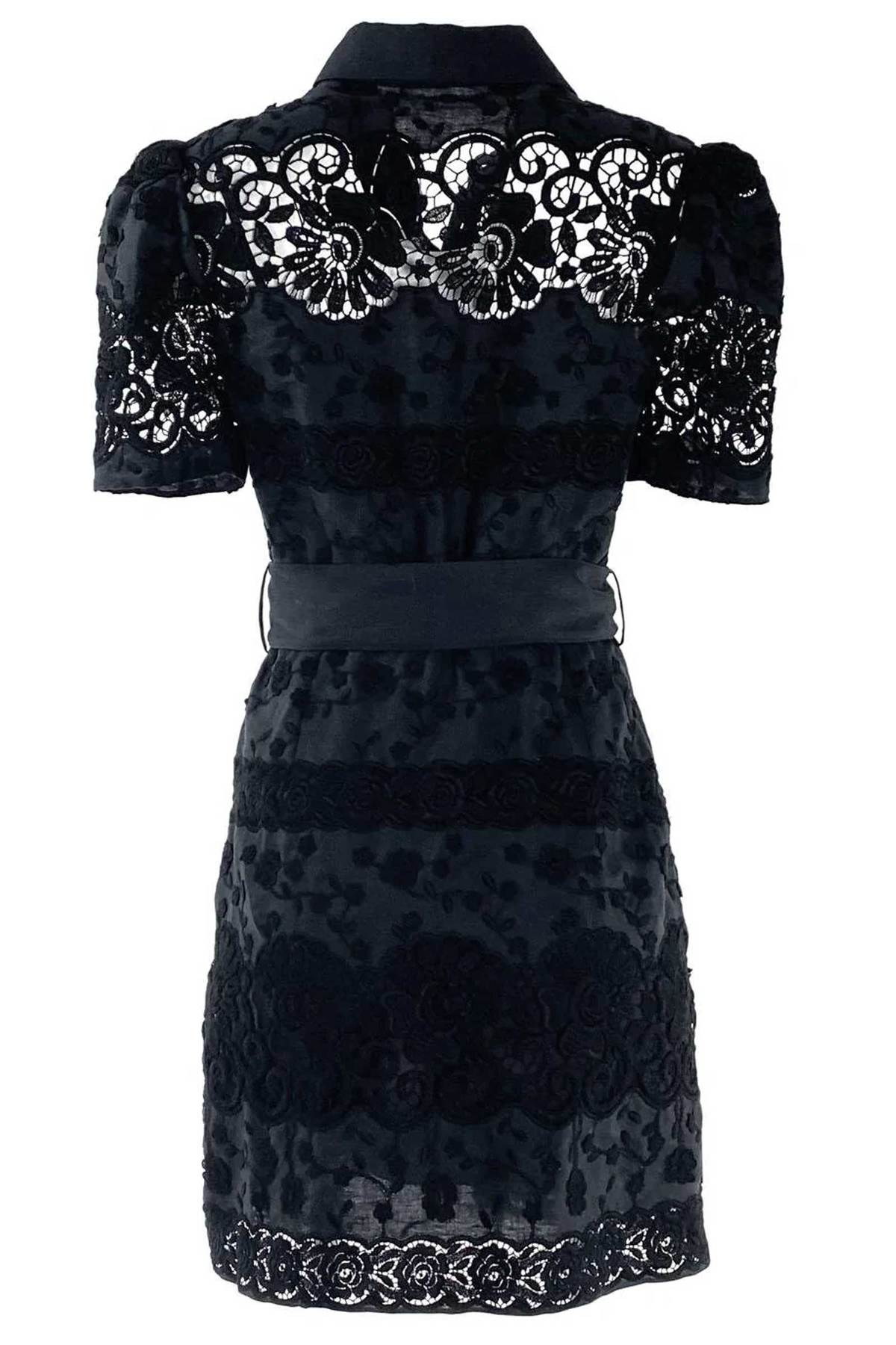 Christy Lynn Lace Valencia Dress - Black Floral | Garmentory