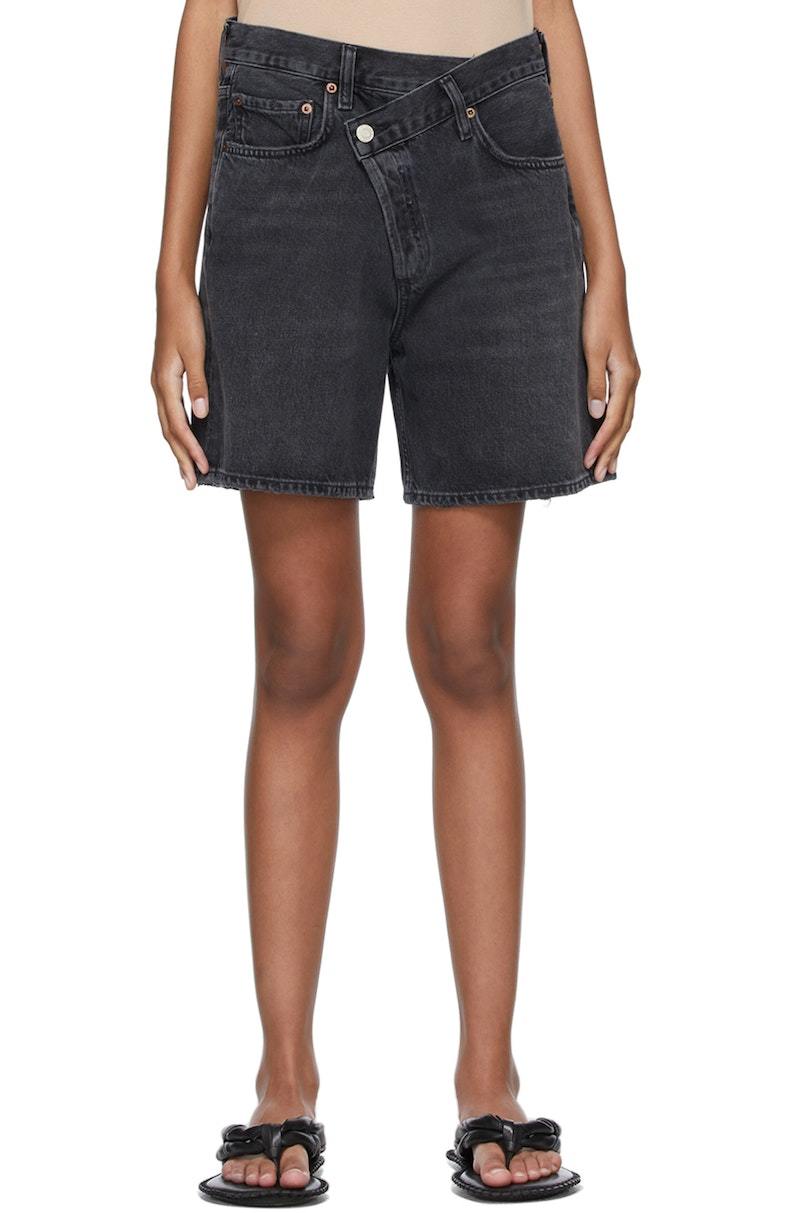 AGOLDE Criss Cross Upsized Shorts - Photogram | Garmentory