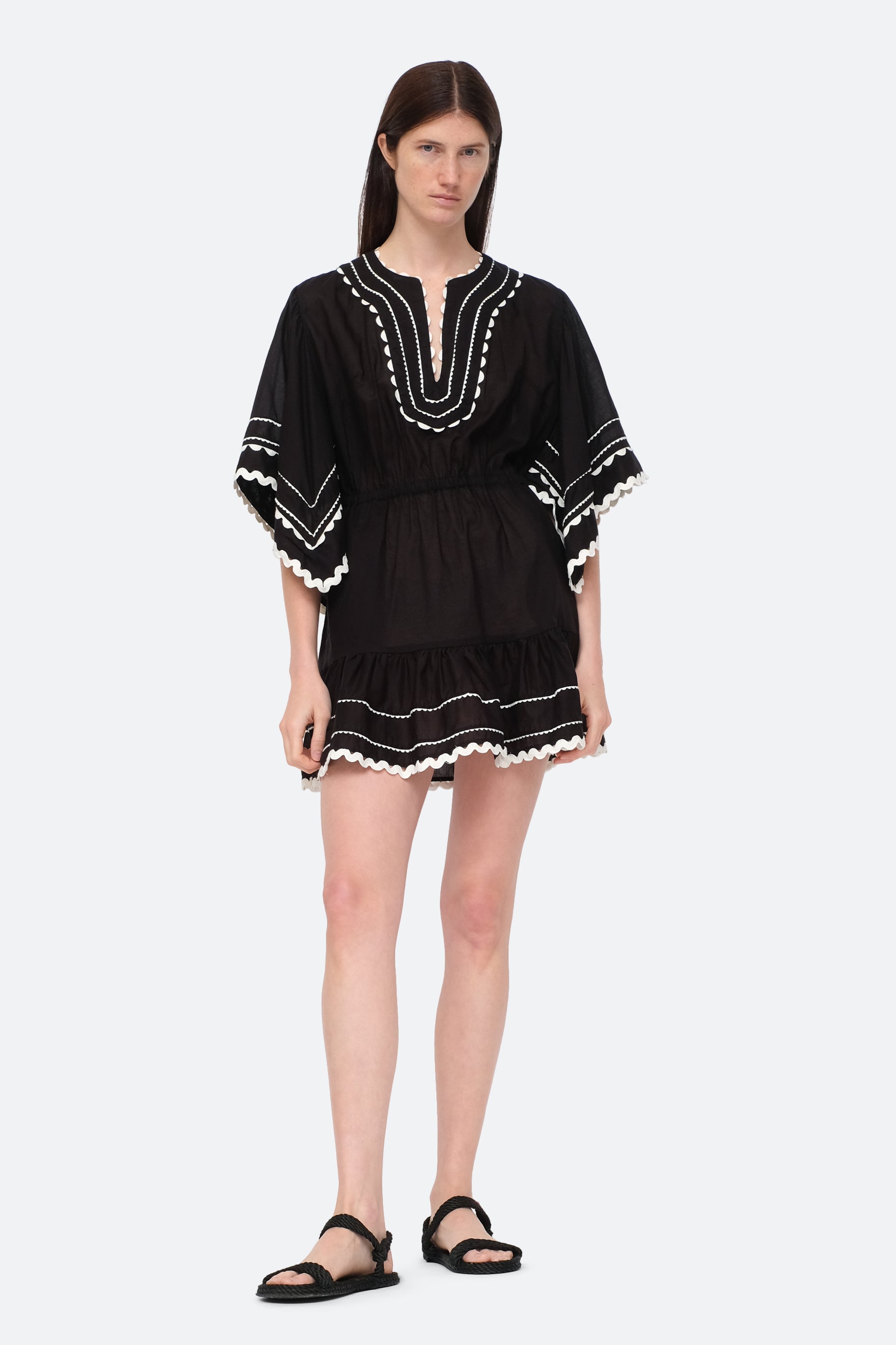 knee length dresses for ladies Lars Mesh Mini Dress – Retrofete main image 1
