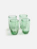 General Admission Cactus Glass Tall Set - Green - Thumbnail 1