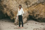 Ozma Pleated Drape Pant in Cupro - Thumbnail 1