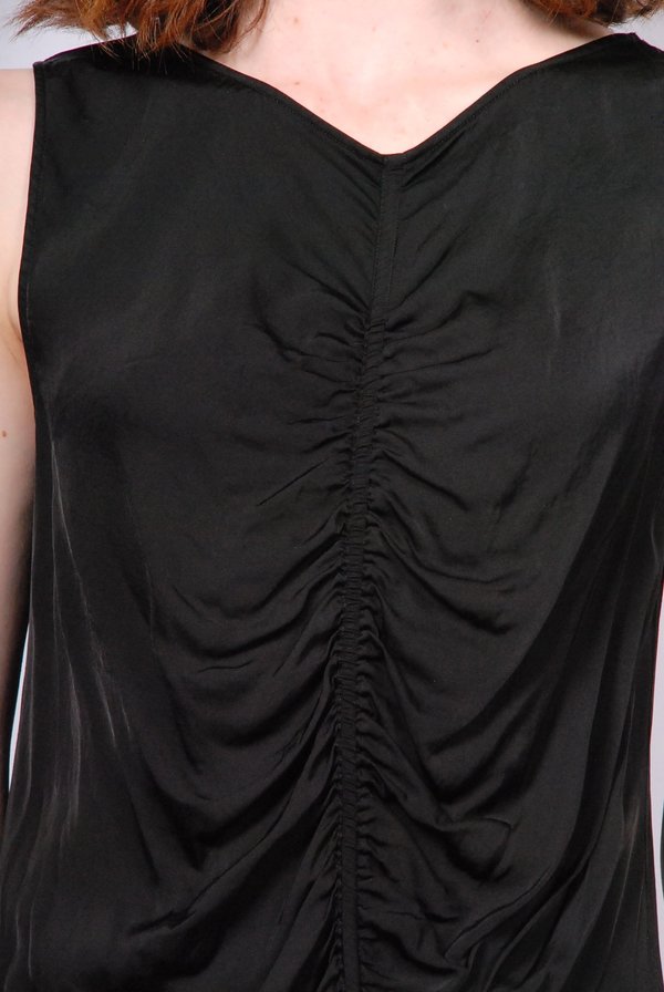 Raquel Allegra Gathered Maxi Dress - Black Raquel Allegra Gathered Maxi Dress - Black