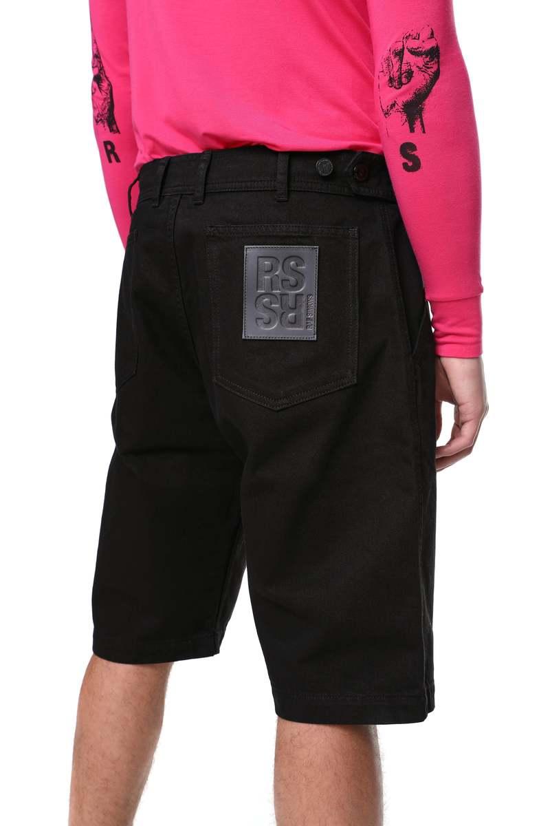 バ*ン様 raf simons 22ss graphic shorts RAF SIMONS Denim Skate Shorts | Garmentory