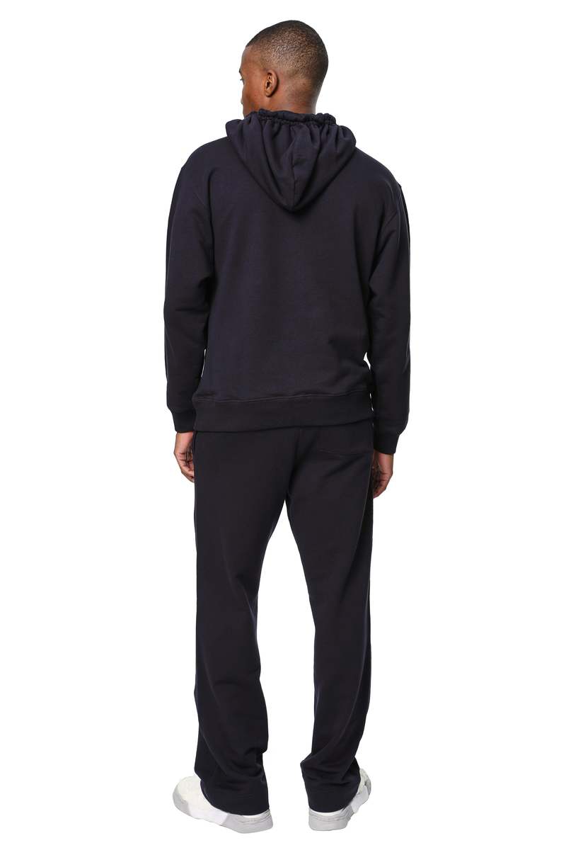 Dries Van Noten Cotton Hoodie - Navy | Garmentory