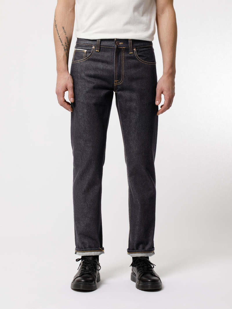 Nudie Jeans Gritty Jackson Jeans - Dry Maze Selvage | Garmentory