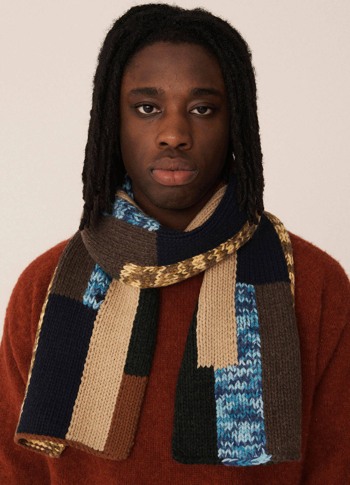 Kith Flannel Patchwork Scarf マフラー Luxury Flannel Scarf - Patchwork | Handcrafted USA - The Vermont