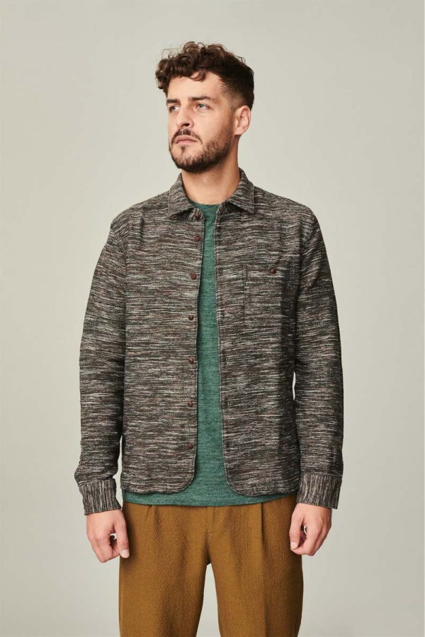 Delikatessen Strong Overshirt - Green/Brown/Cream