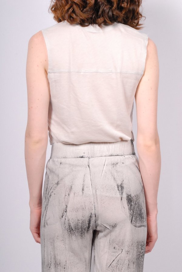 Raquel Allegra Muscle Tee - Dirty White Raquel Allegra Muscle Tee - Dirty White