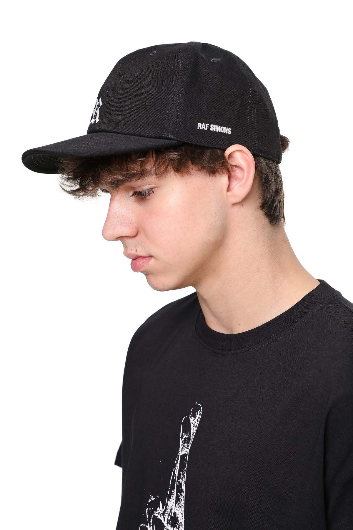 RAF SIMONS Cap with R Embroidery | Garmentory
