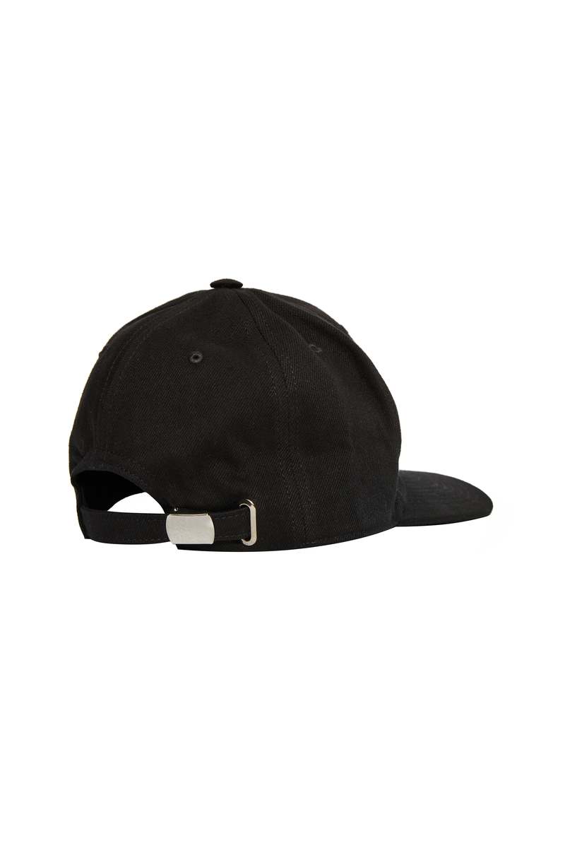 RAF SIMONS Cap with Small Leather Patch | Garmentory