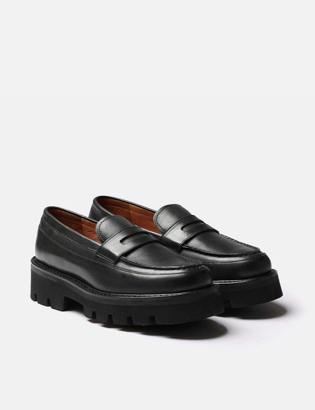 Womens Grenson Philomena Loafer Smooth Leather Black Garmentory