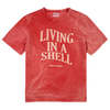 Bobo Choses Womens Living In A Shell T Shirt - Red - Thumbnail 8