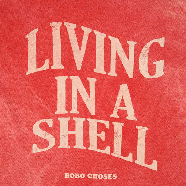 Bobo Choses Womens Living In A Shell T Shirt - Red