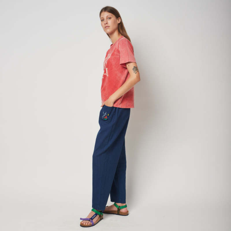 Bobo Choses Womens Living In A Shell T Shirt - Red