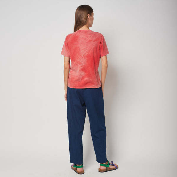 Bobo Choses Womens Living In A Shell T Shirt - Red