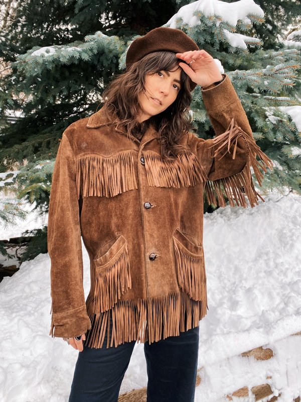 Vintage Steady Rider 1960 1970 Suede Fringe Jacket | Garmentory