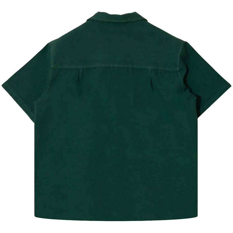 Adish Inoue Brothers Garment Dyed S/S Button Up Shirt - Green 
