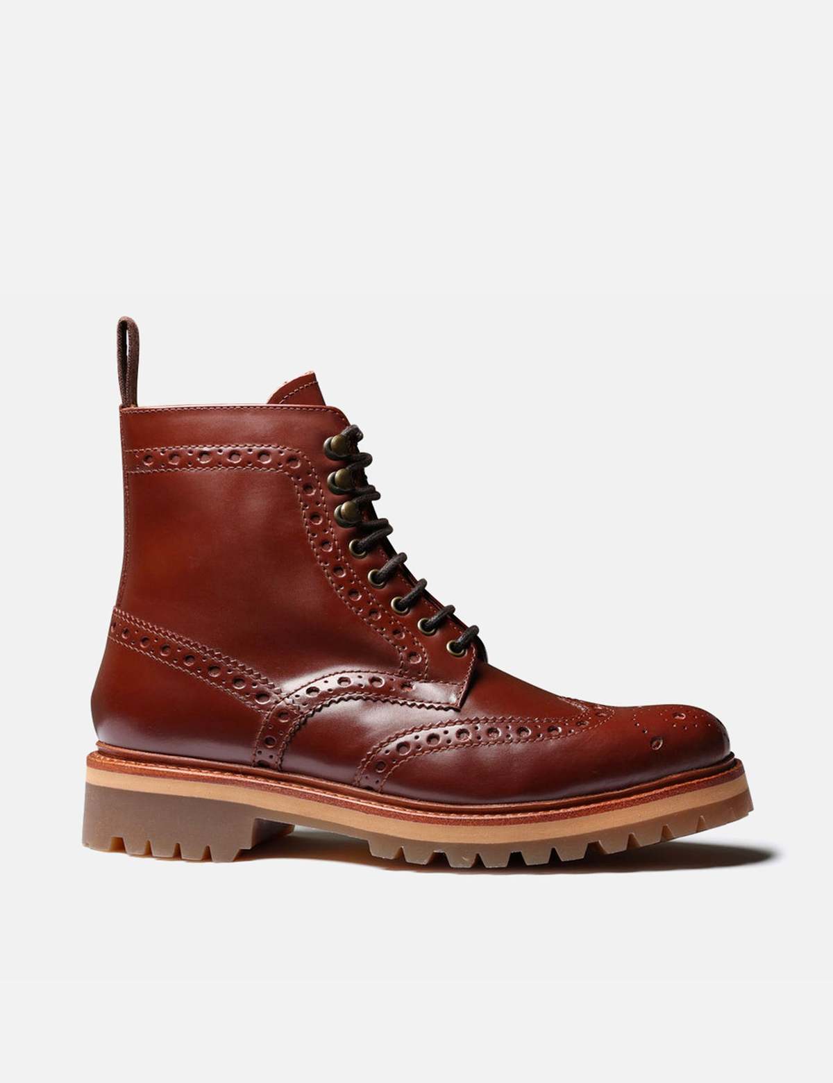 grenson fred boots tan