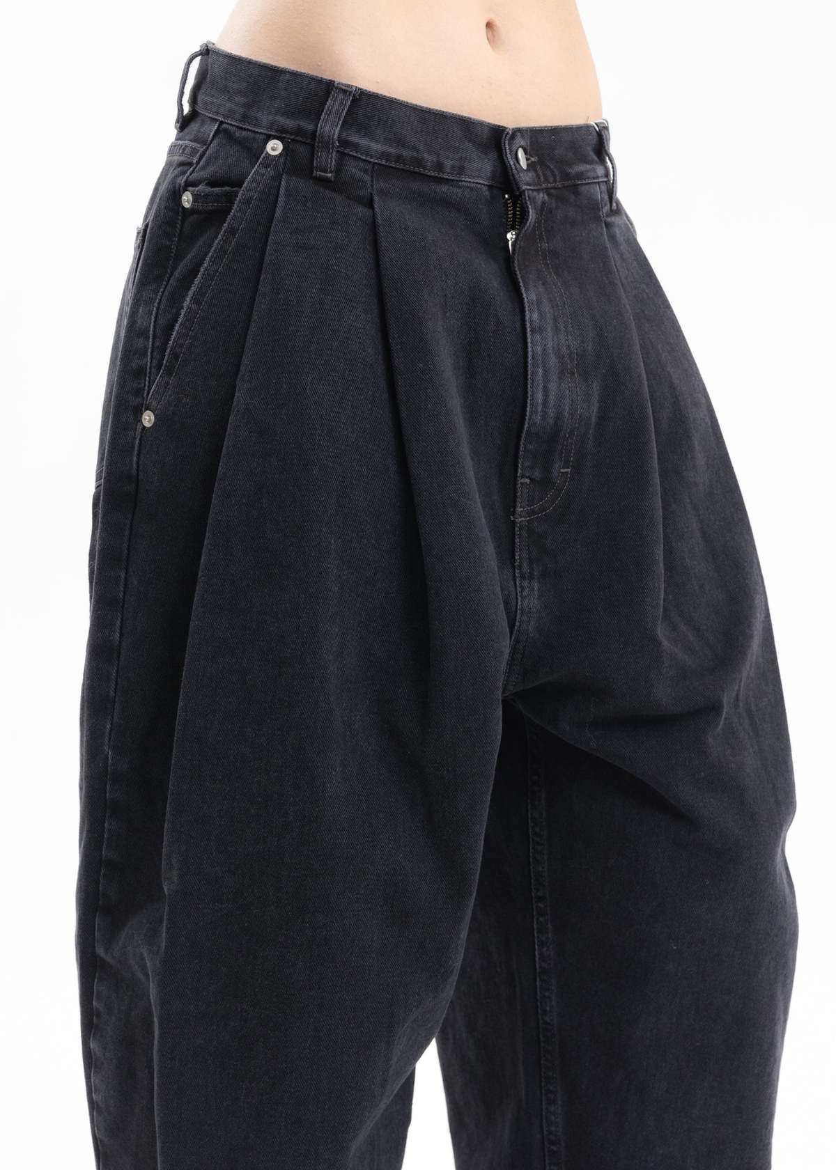 HED MAYNER \"PLEATED DENIM\"（Size：M） HED MAYNER(ヘッドメイナー） / PLEATED DENIM / STYLE – style