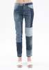Children of the discordance NY VINTAGE PATCH WORK DENIM PANTS - BLUE  - Thumbnail 5