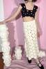 Mozh Mozh CIRCLE CROCHET MIDI SKIRT - IVORY - Thumbnail 1