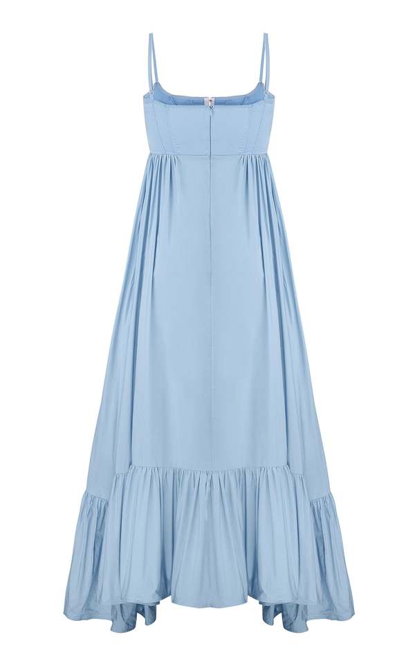 floral maxi dress ruffles Ruffle Pastel Floral Maxi Dress S