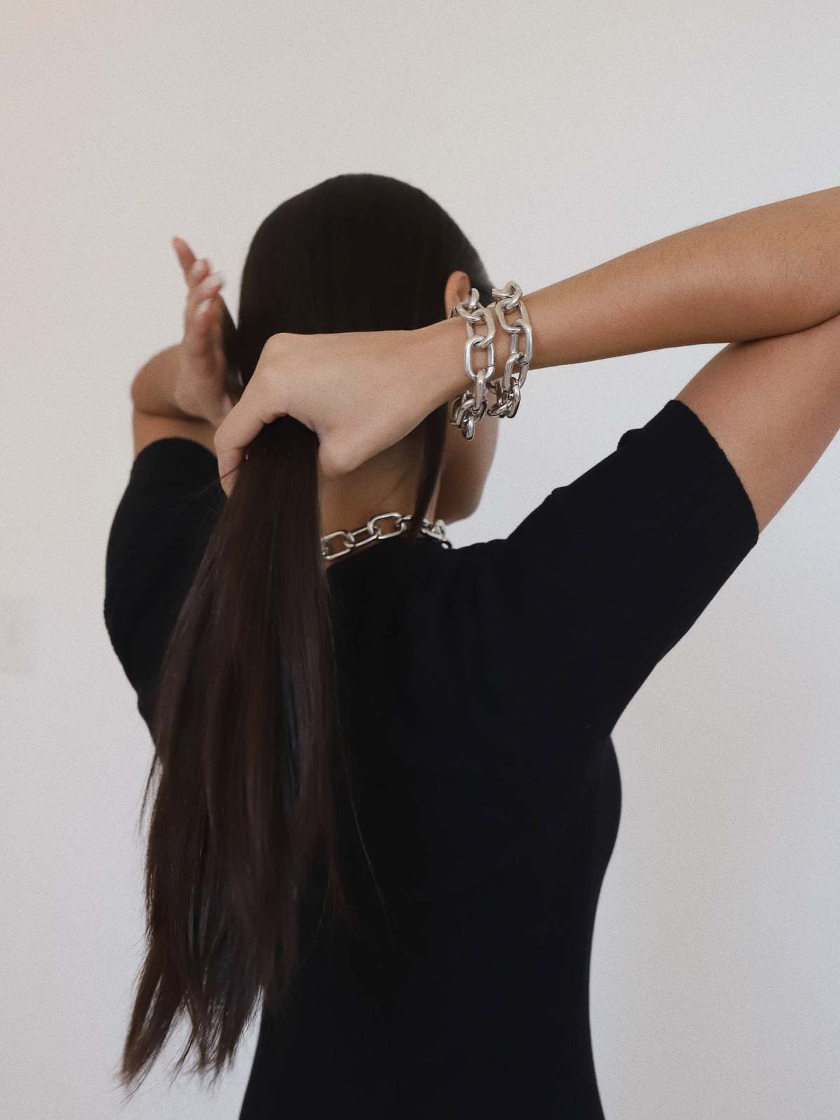 Machete Interchangeable Link Necklace Silver Garmentory