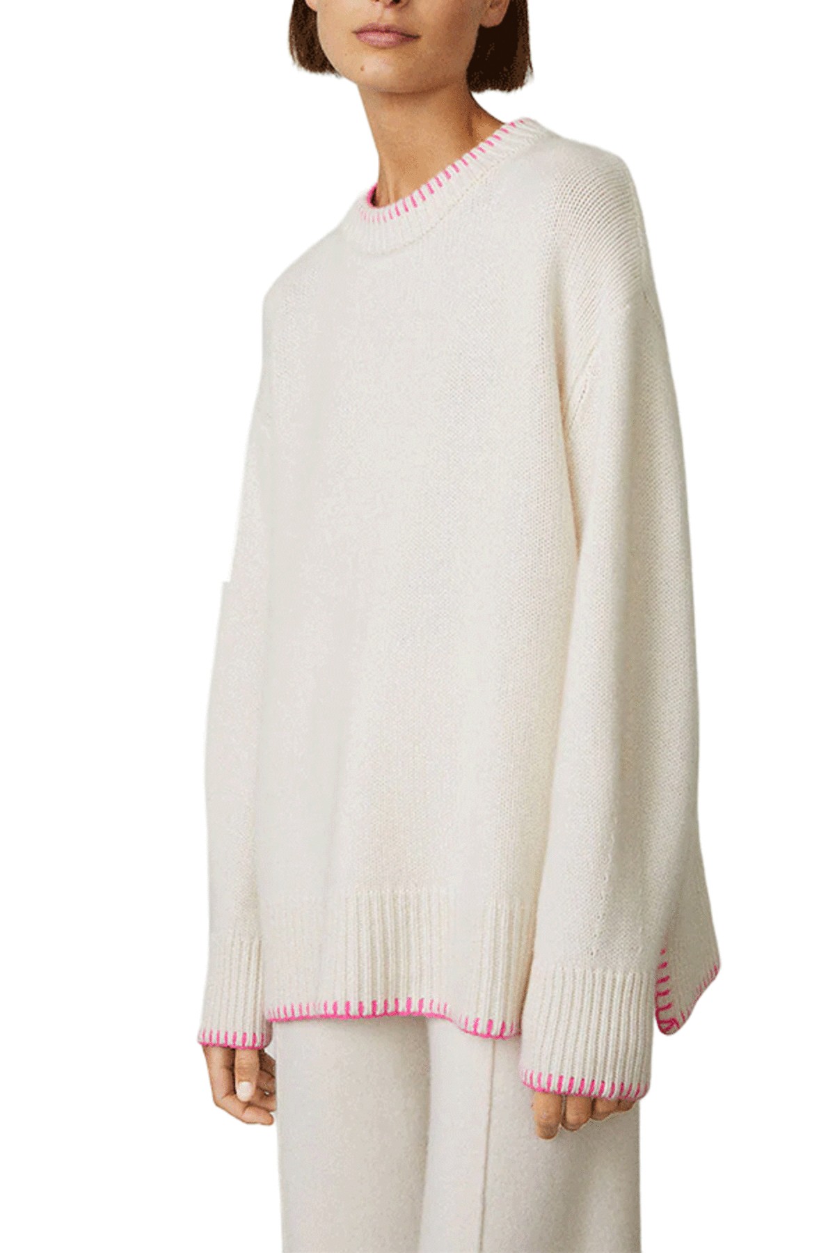 Lisa Yang Agatha Sweater - Cream | Garmentory