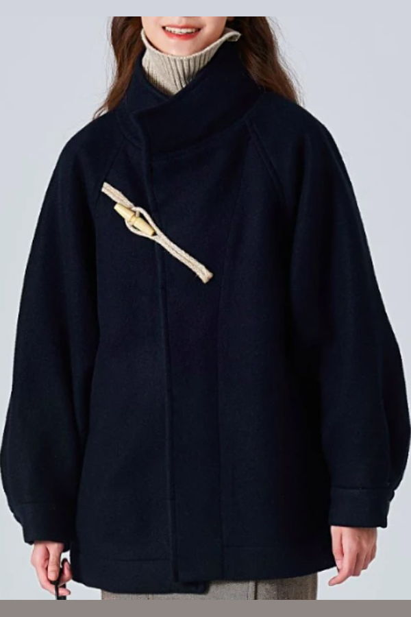 8seconds One Button Coat - Dark Navy