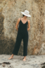 Ozma Cypress Playsuit in Cupro - Thumbnail 5
