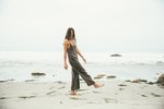 Ozma Cypress Playsuit in Cupro - Thumbnail 4