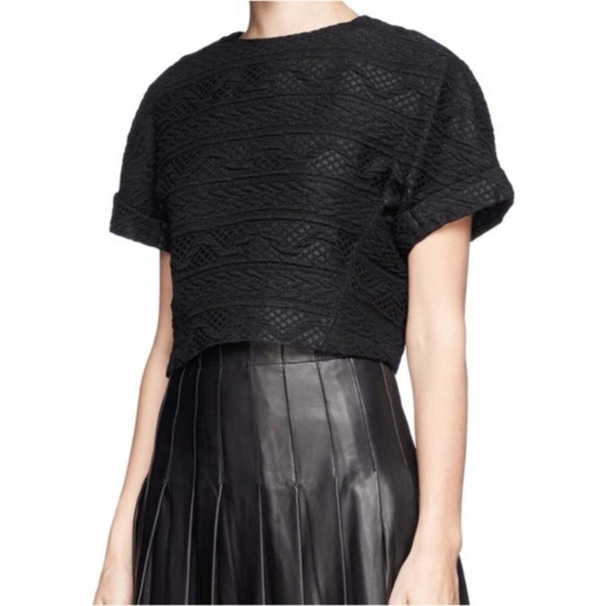 Alice + Olivia Ida Top - Black - Image 1 of 2