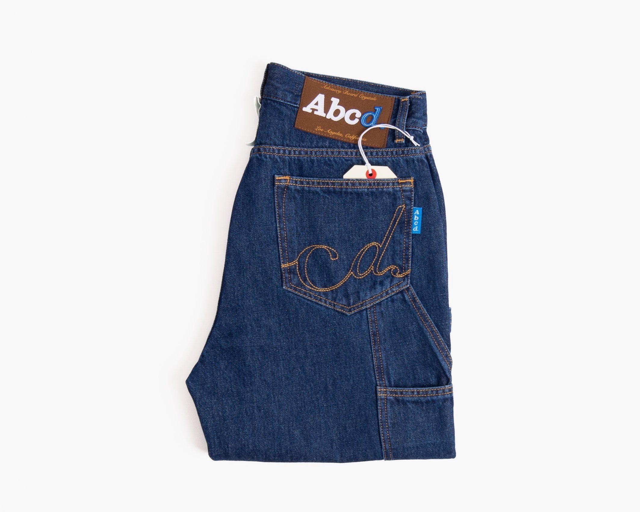 Advisory Board Crystals 123 Abcd. Painter Pant - Dark Blue Stonewash ...