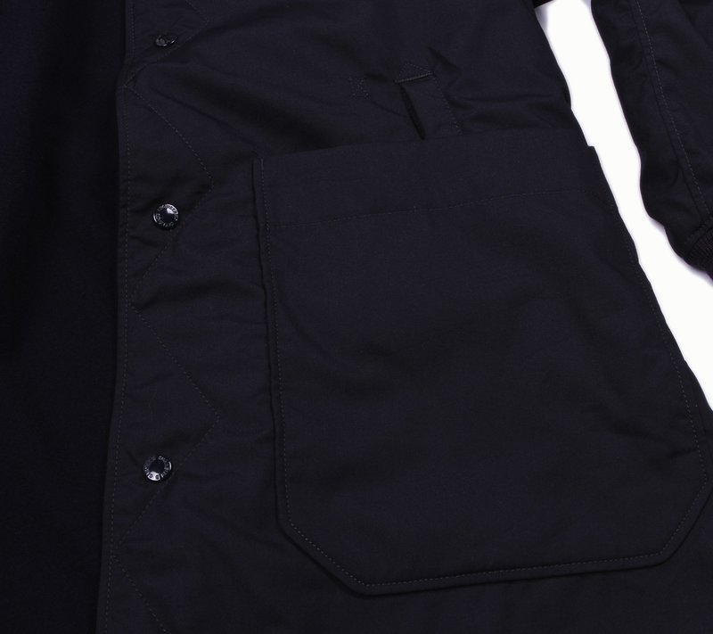 Engineered Garments Liner Jacket/Melton - Dark Navy PC Poplin