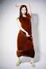Baserange Ocular Rossia Dress - Rust Brown - Thumbnail 2