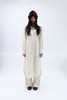 Baserange Undyed Ole Shirt Dress - White - Thumbnail 2