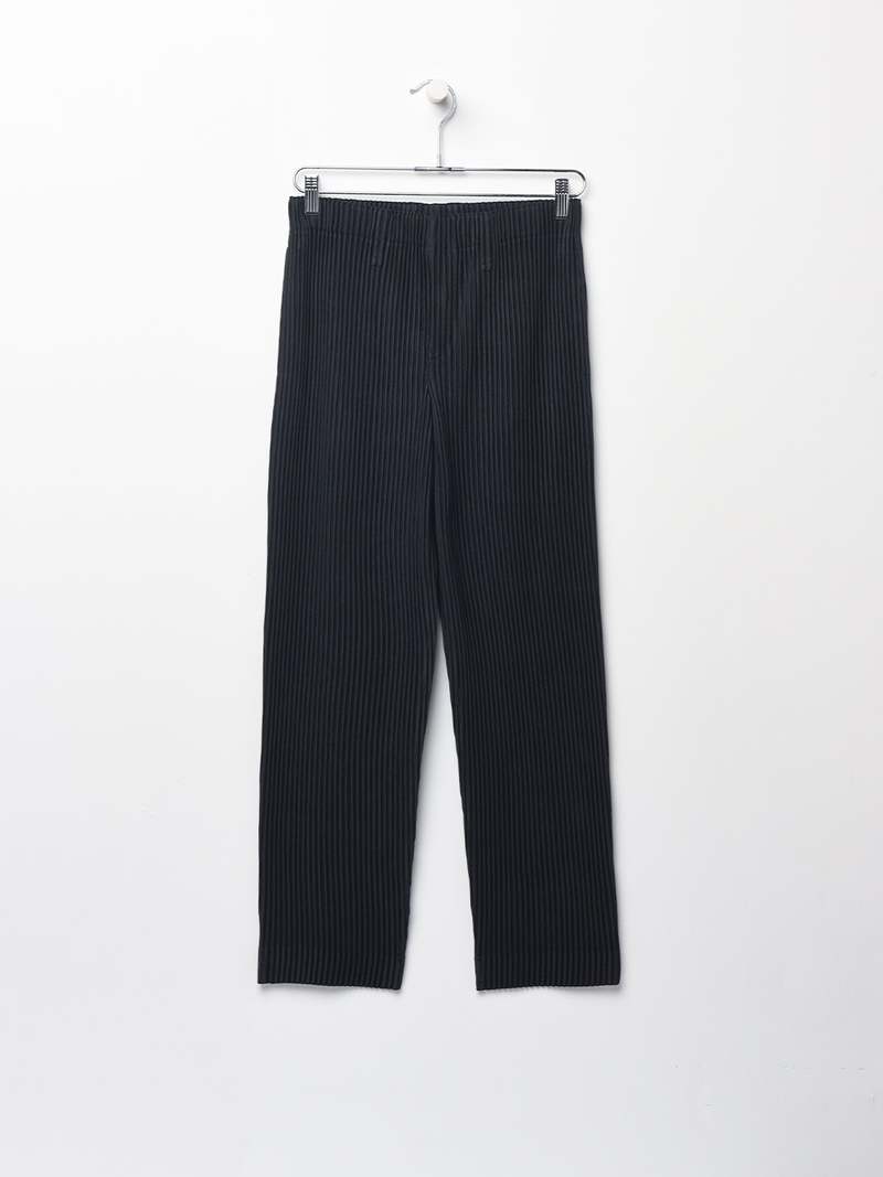 HOMME PLISSE ISSEY MIYAKE BASICS HP36JF350 PANTS - BLACK | Garmentory