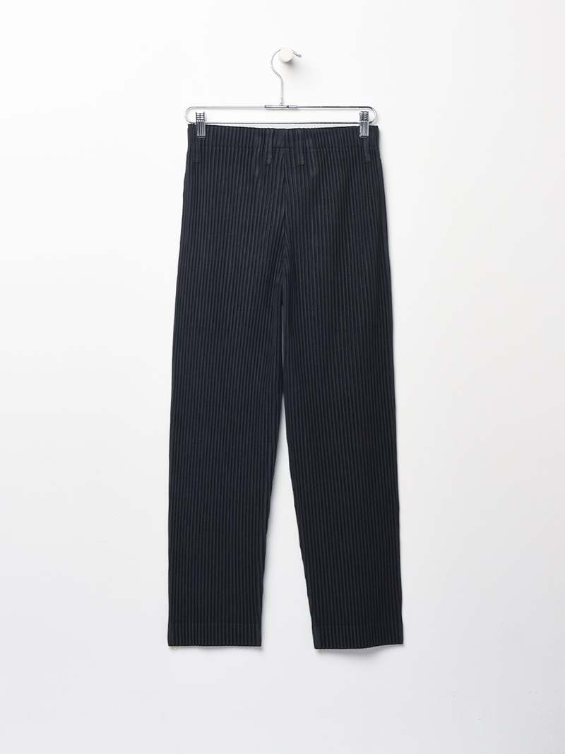 HOMME PLISSE ISSEY MIYAKE BASICS HP36JF350 PANTS - BLACK | Garmentory
