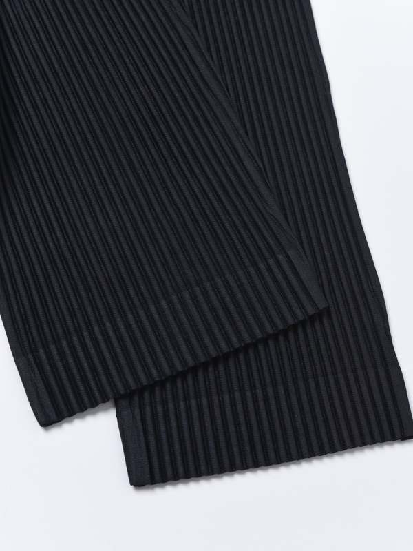 HOMME PLISSE ISSEY MIYAKE BASICS HP36JF350 PANTS - BLACK | Garmentory