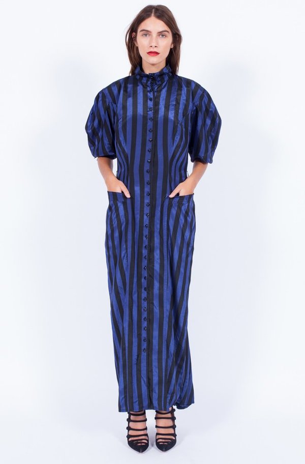 Yo Vintage! Striped Long Dress - Medium Yo Vintage! Striped Long Dress - Medium