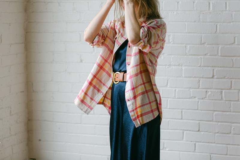 VINCE Slip Dress Coastal Blue Garmentory