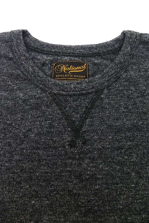 National Athletic Goods Long Sleeve Gym Tee - Black Heather National Athletic Goods Long Sleeve Gym Tee - Black Heather
