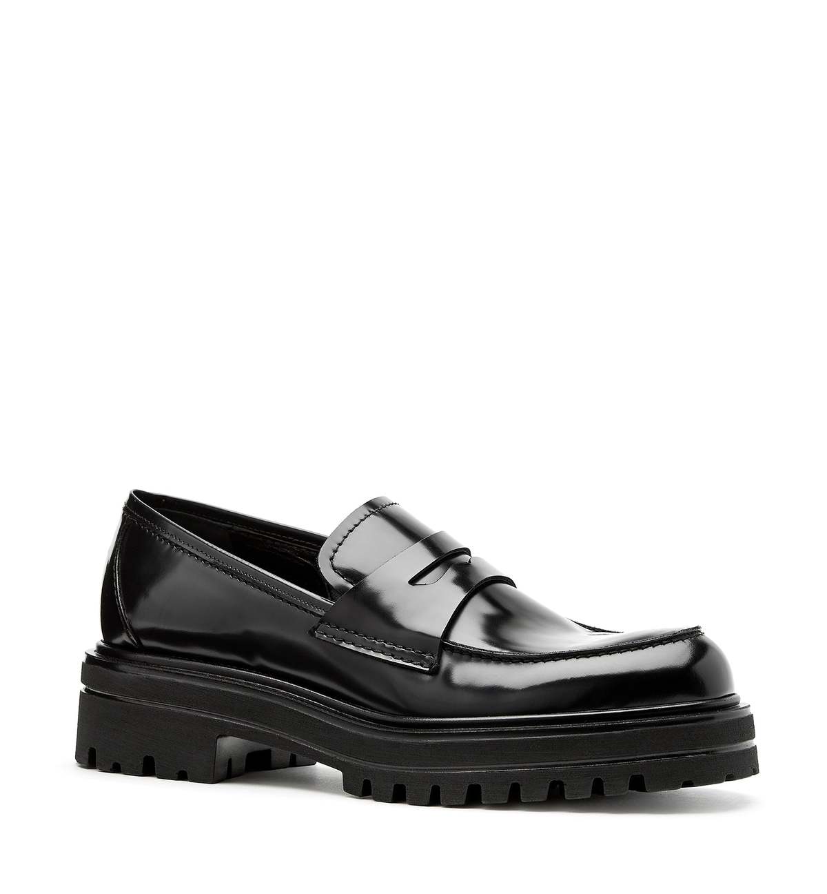 la canadienne Reese Leather Loafer Black Garmentory